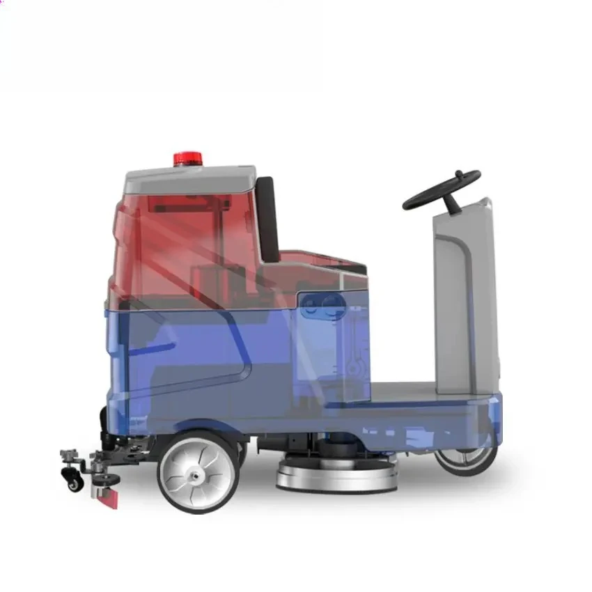 D5D Kommerzielle elektrische batteriebetriebene Reinigungsgeräte, automatische Bodenreinigungsmaschine mit zwei Bürsten