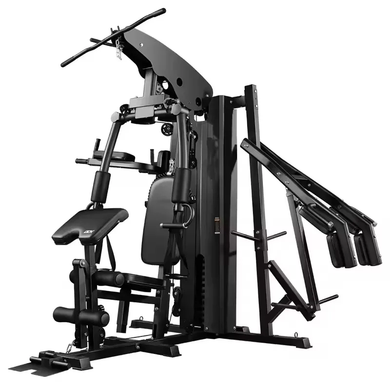 Integrated Home Gym Multi-Function Station Machine Steel Construction for Strength Training Arms Workout Equipment