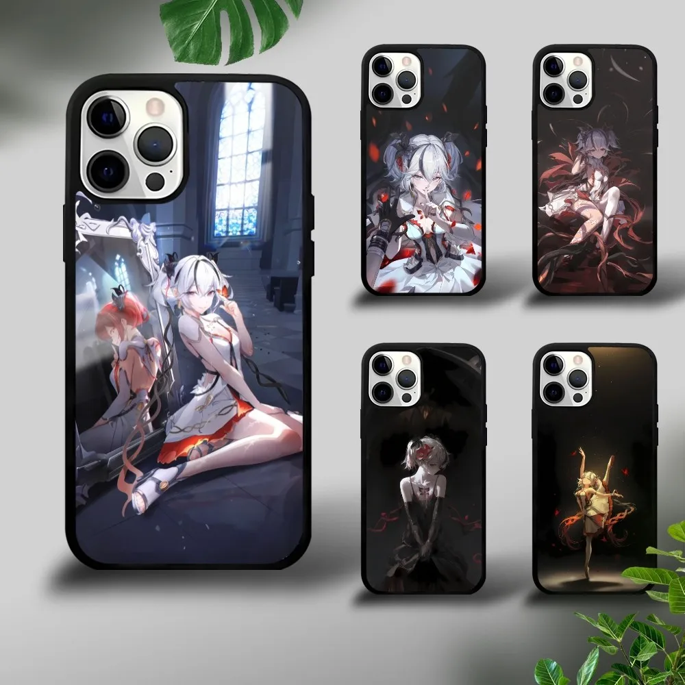 

Camellya Wuthering Waves Phone Case For iPhone 16 15 14 13 12 11 Pro Xs Max Mini Plus Celulares Hard Funda