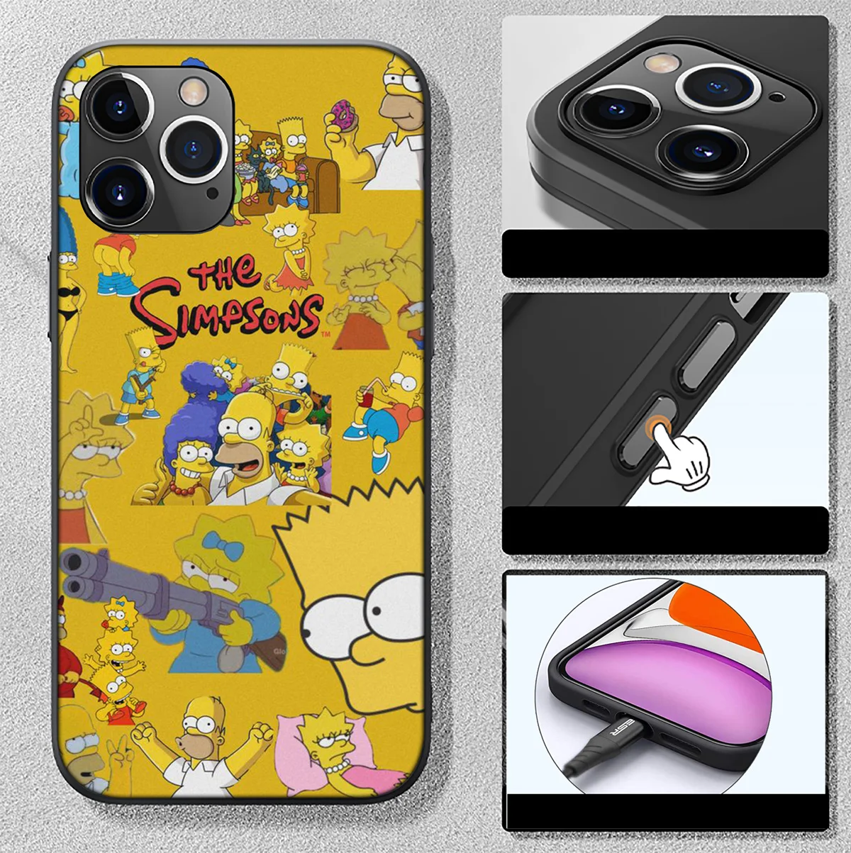 F-165 The S-Simpsons Bart New Phone Case for Samsung Galaxy S20 S21 S22 S23 S24 Fe Plus Ultra Lite image 6