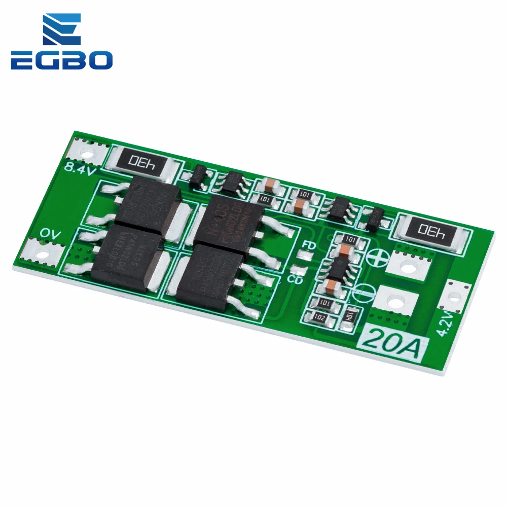 1PCS~20PCS 2S 20A 7.4V 8.4V 18650 Lithium Battery Protection Board/BMS Board Standard/Balance For DIY
