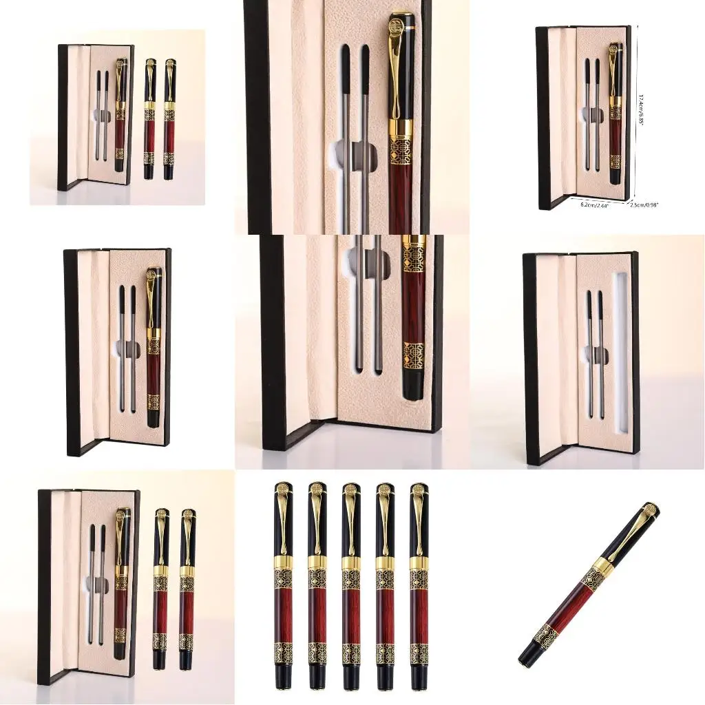 Luxury Gel Pen Set Writing 0.5mm Point for Adults Men