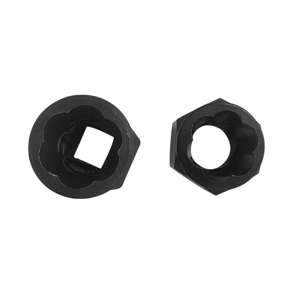 10PC Broken Nut Bolt Extractor Socket Head To Take Hexagonal Screw Tool Screws Remover Threading Tool Kit Black Nuts Set