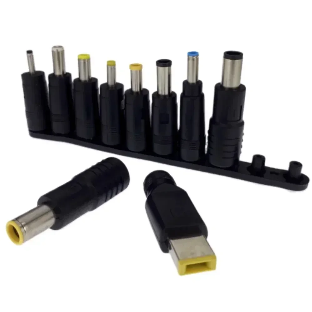 8/10 Stück Universelle 5,5mmx2,1mm DC AC Stromadapter-Stecker-Sets für Lenovo Thinkpad Laptop-Stromversorgungsstecker