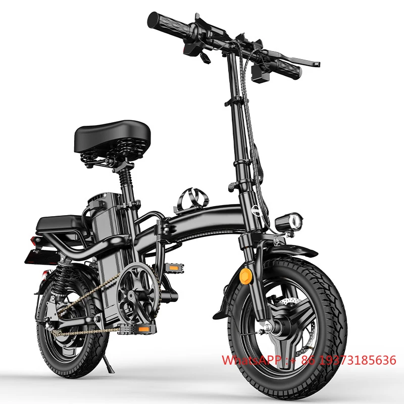 ESWING Hot Sale Mini Size Folding Electric Bicycle 400W 48V 14 Inch Electric City Bike Foldable Electric Bike