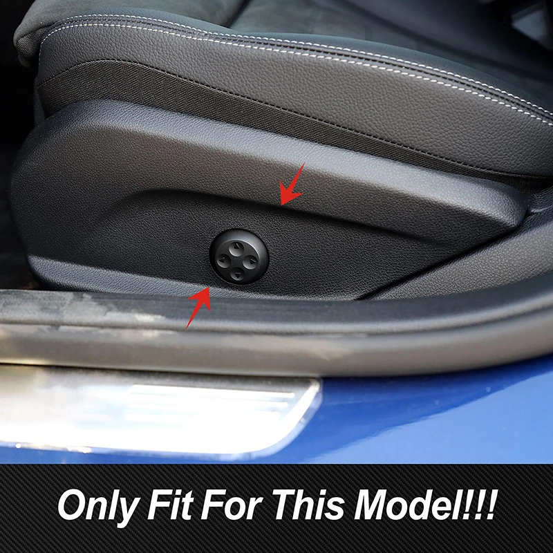 Seat Adjustment Panel Decoration Cover Trim For Mercedes Benz C E Class W205 W213 GLC X253 2015-2018 Car Styling Interior