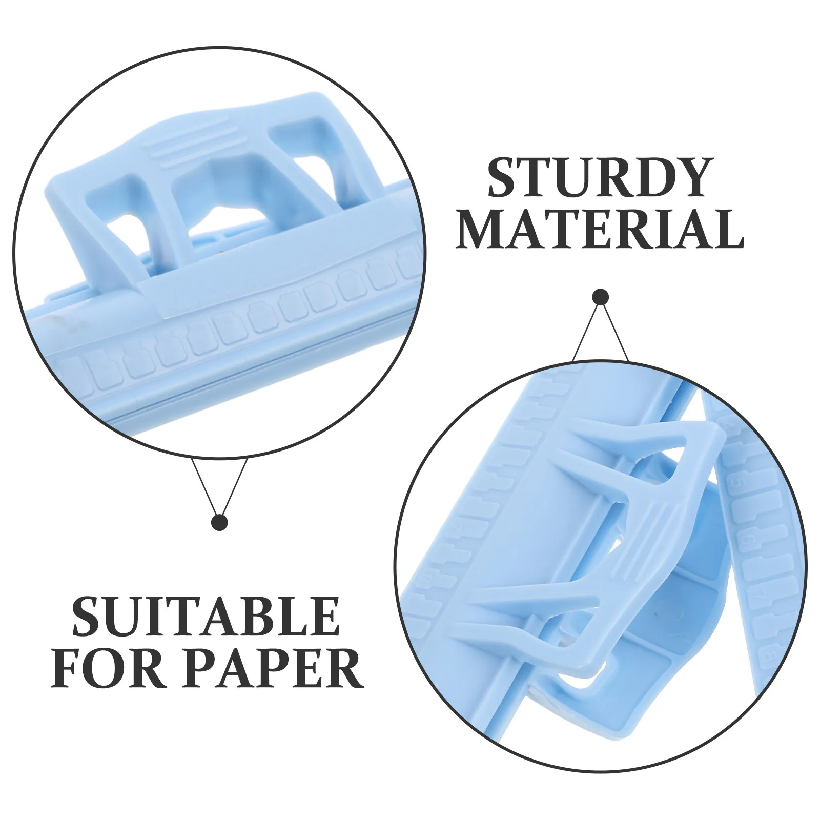 2Pcs Creative Piano Music Clips Thickened Widened Plastic Large Music Sheet Holder Page Clip Multifunctional Document Clip