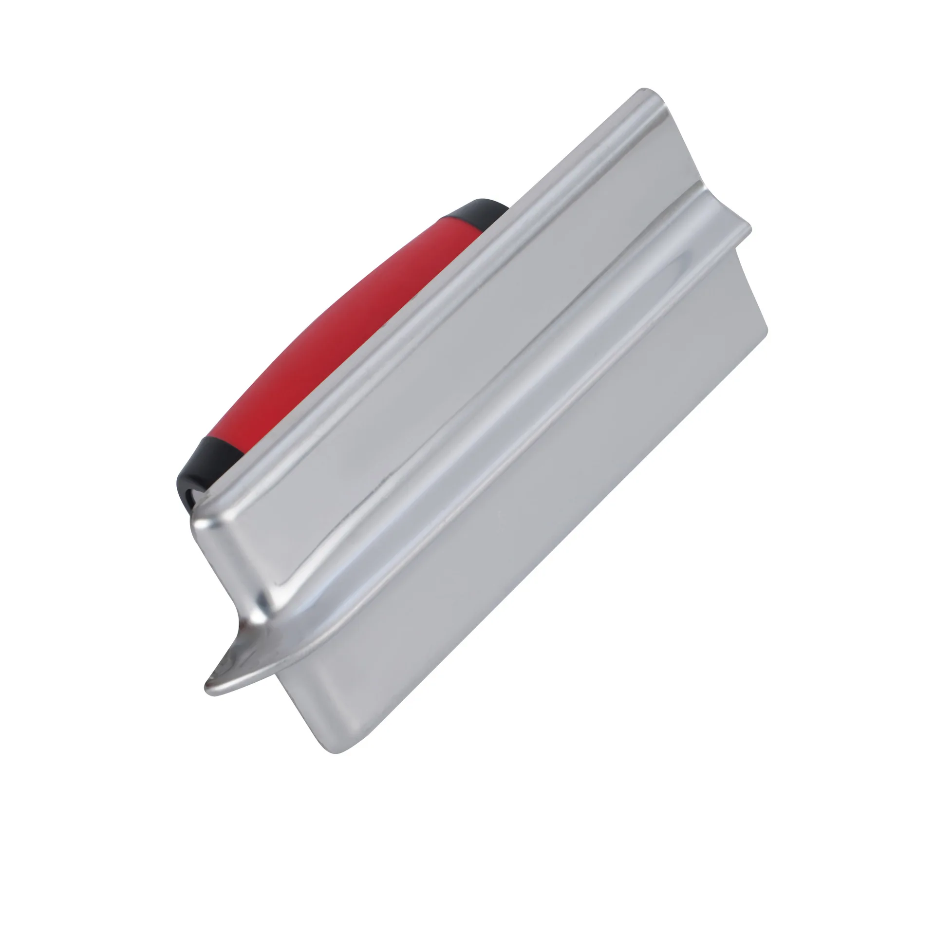 1 PCS Corner Trowel for Drywall and Plastering Stainless Steel Rubber Handle Corner Shaping Finishing Tool