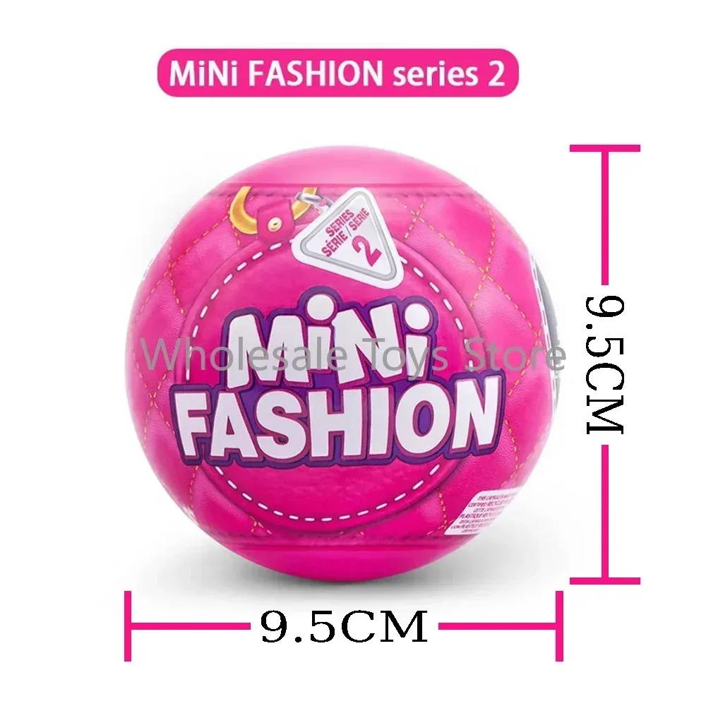 Zuru Mini Brands 5 Toys Surprise Original Miniature Toy Mini Bags Luxury Brand Mystery Blind Box Fashion Bag Shoe Ball Toys Gift