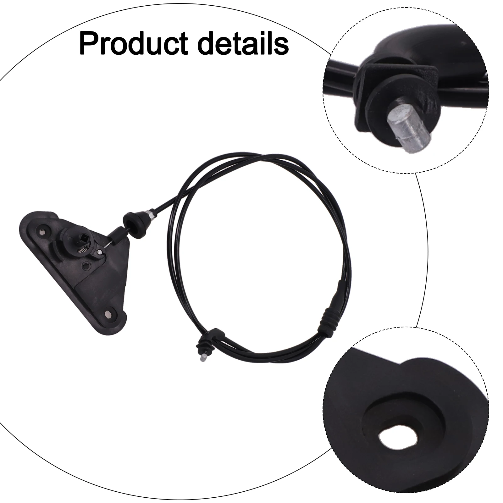 Hood Latch Release Cable Handle For Ford For Mondeo 2007-2015 For S-Max For Galaxy 2006-2014 Direct Replacement Part 1751277