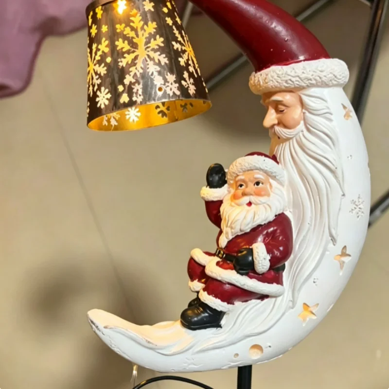 Lámpara Solar de Navidad con F - Outdoor Lighting Yard Stakes reseña y precio