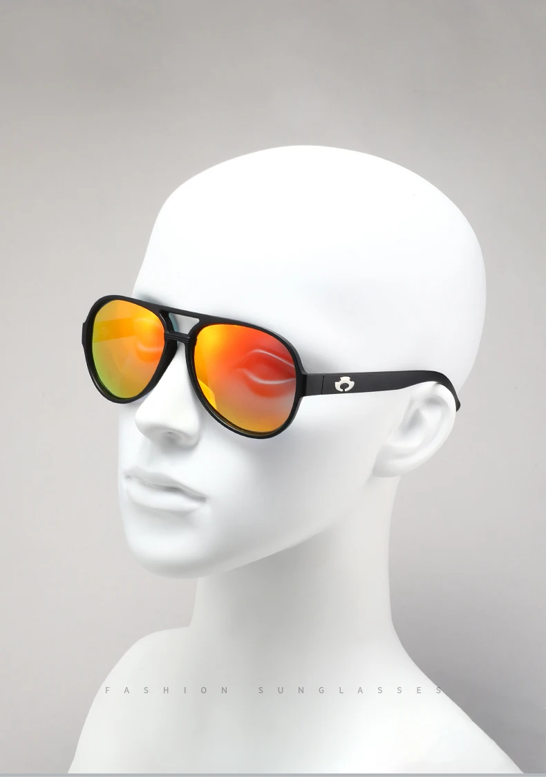 Blue Otter Pilot Klassische Polarisierte Sonnenbrille für Männer und Frauen, Sommer-Fahr-, Angel- und Fahrradbrille, Antireflexions-UV400-Brille – Detail 3