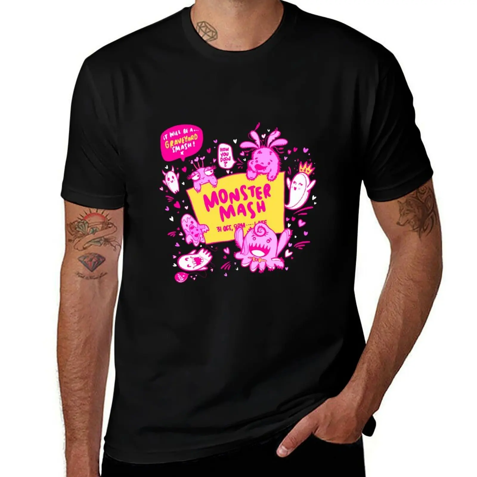 

MONSTER MASH T-Shirt cheap stuff Short sleeve tee topping cute tops mens graphic t-shirts hip hop