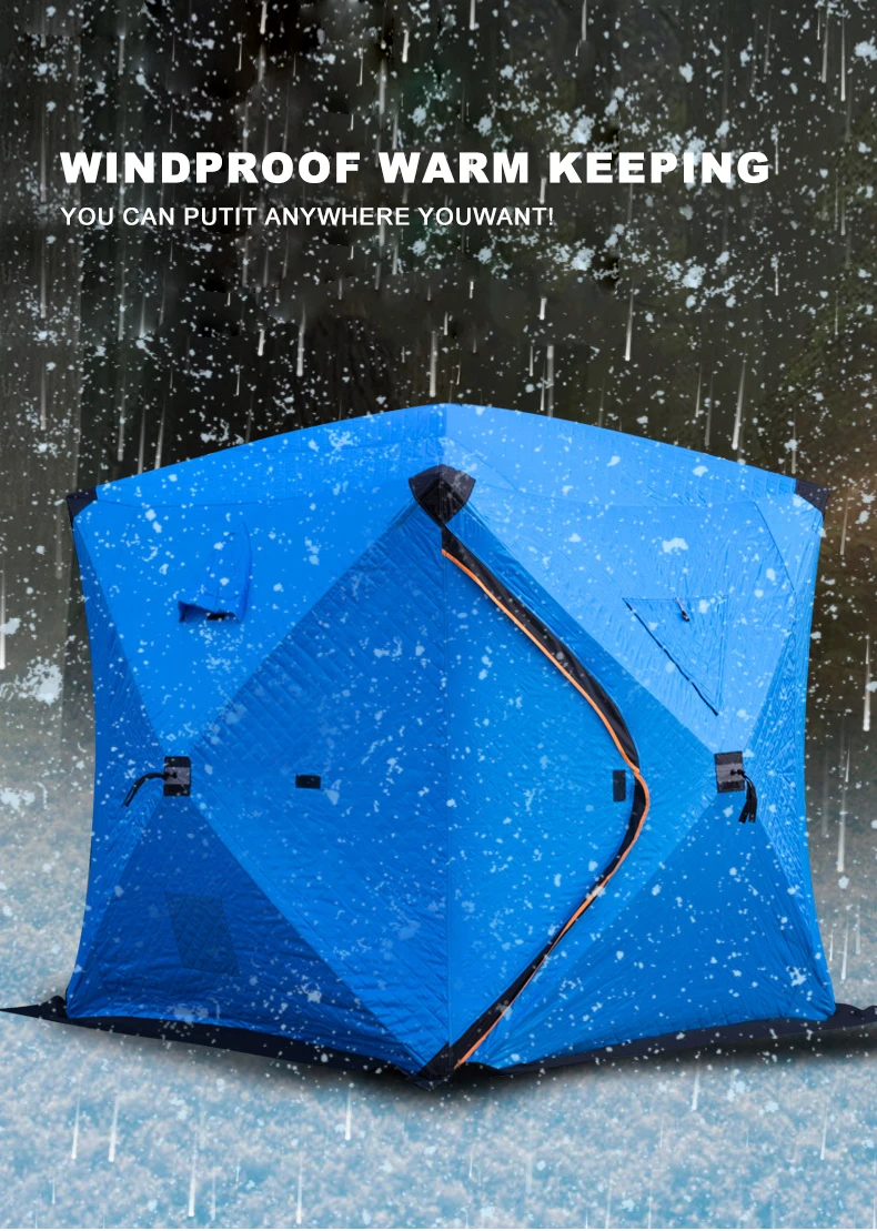 الخيام الدافئة والبردة في عام 2025 سهلة الحمل والتركيب ومناسبة لصيد الأسماك في الشتاء #4