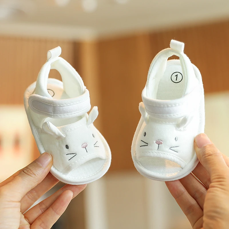 

Новая детская обувь, первая обувь, первые ходунки для новорожденных мальчиков и девочек, домашние нескользящие детские сандалии, летние детские сандалии