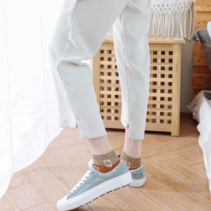 

Korea Fashion Women Cotton Short Socks Low Tube INS Style