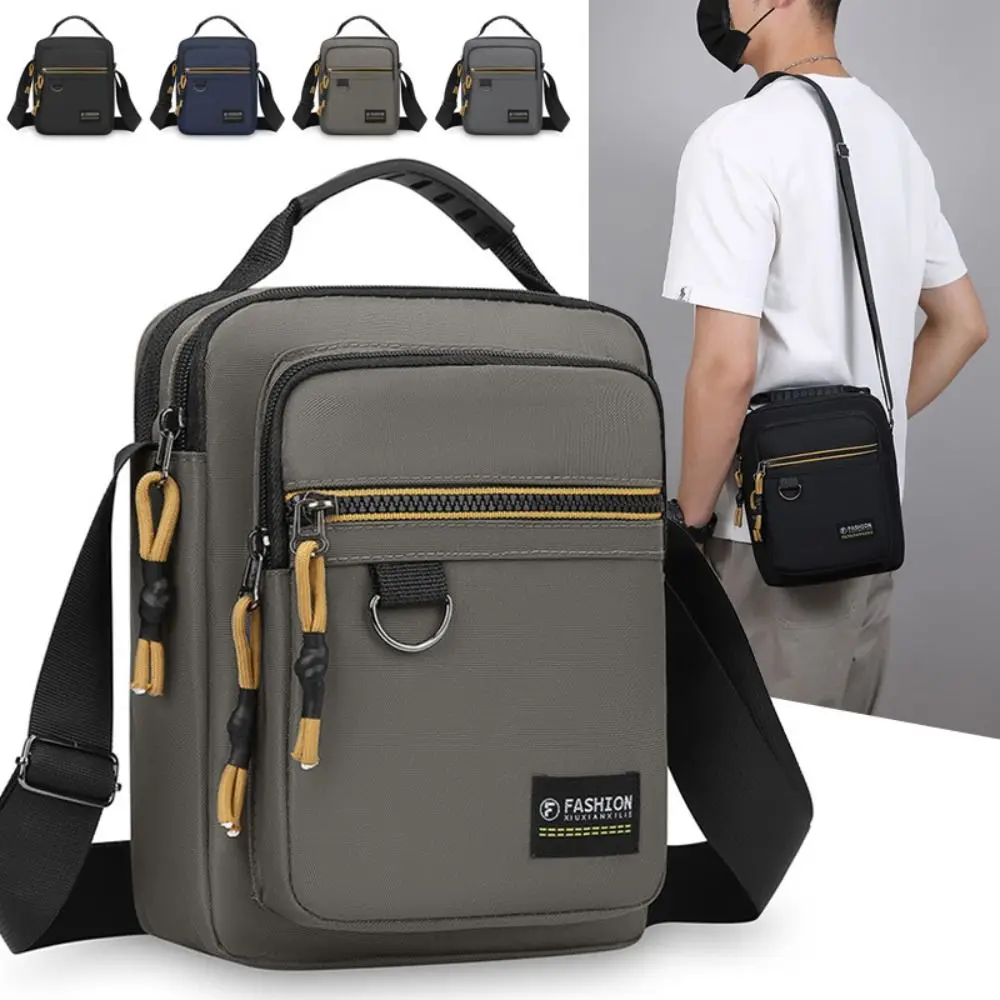 

Fashion Nylon Polyester Men Shoulder Bag Multifunctional 4 Colors Sports Chest Bag Large Capacity Crossbody Bags Men Women