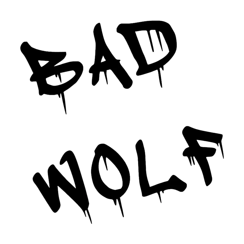 

15x15cm Bad Wolf Vinyl Decal Car Sticker Waterproof Auto Decors Car Styling Car Accessories Pegatinas Para Coche