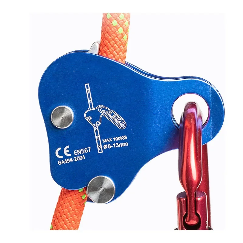 Innovanted Rotating Anchor Hand Ascender Left Right Hand ChestClimbing Rope Positioning Device Anchor Mechanical Rope Grabber