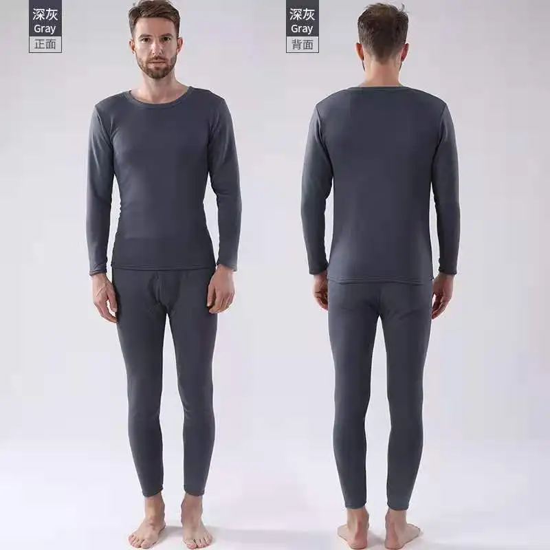 Men\'s Thermal Underwear Long Johns For Male Winter Thick Thermo Underwear Sets Winter Clothes Men Keep Warm Thick Thermal 4XL