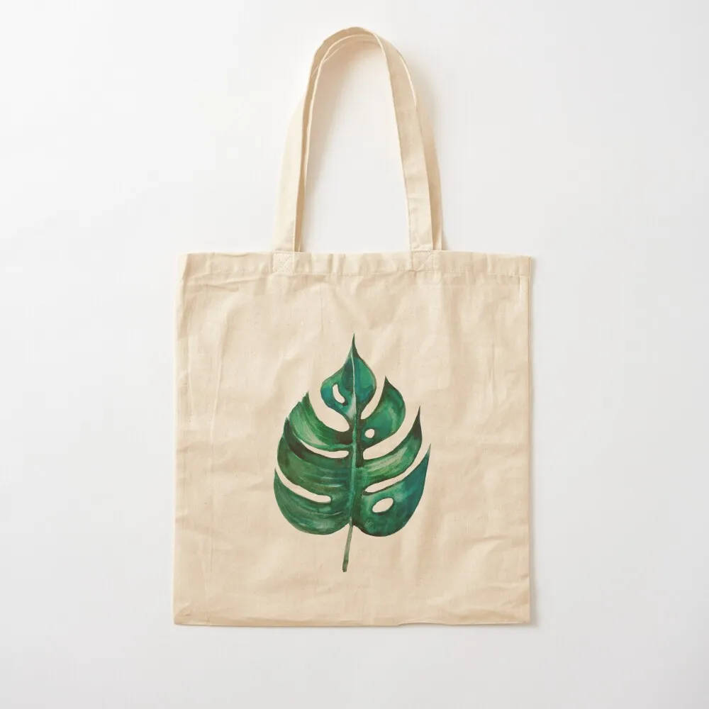 

Monstera Banana Palm Leaf Tote Bag