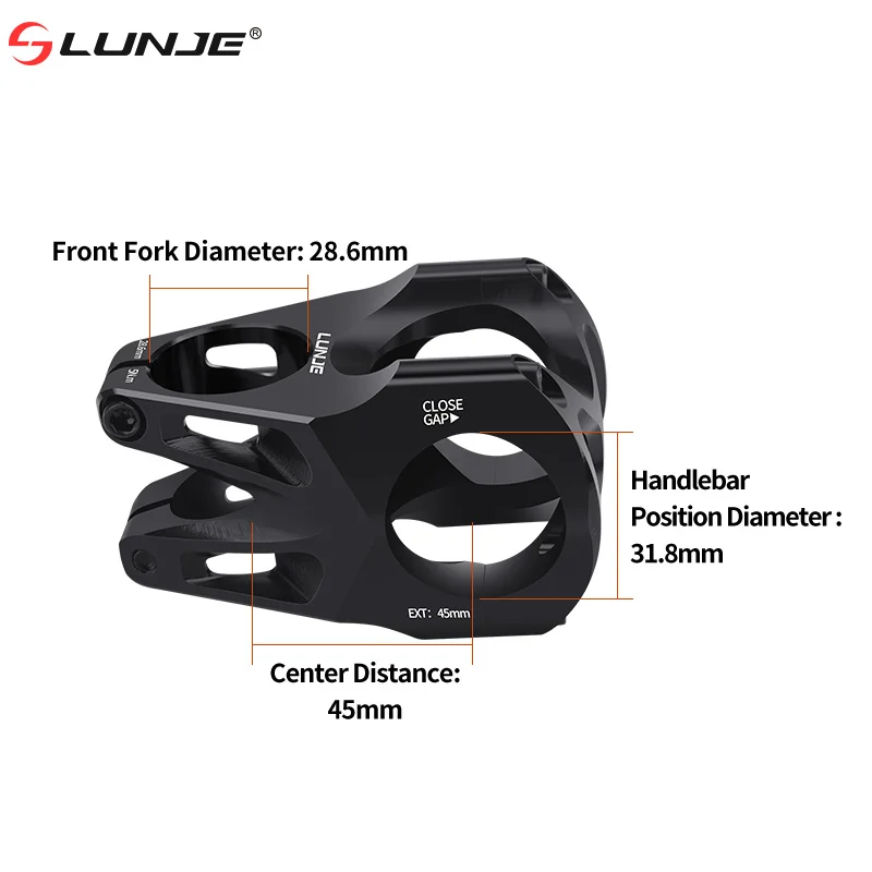 MTB Bicycle Stem 31.8 35mm CNC Short Handlebar Stem Aluminum Alloy Hollow Road Bike Bridge Power Cycling Riser Parts