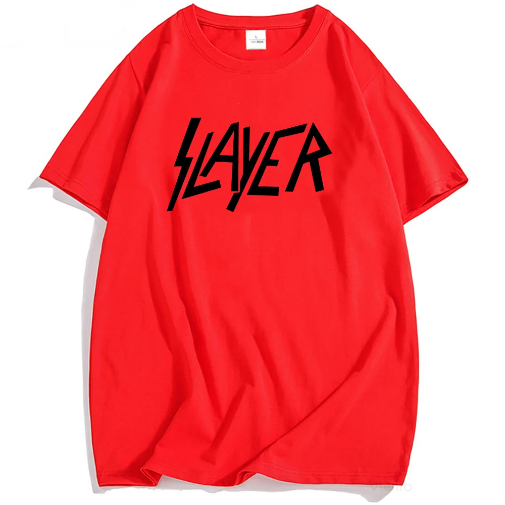 

SLAYER YOUTH TEE Heavy Mental Band Printing Tshirts Short Sleeve Cotton Men/Women T-shirt Unisex Streetwear Hip Hop Printing Top