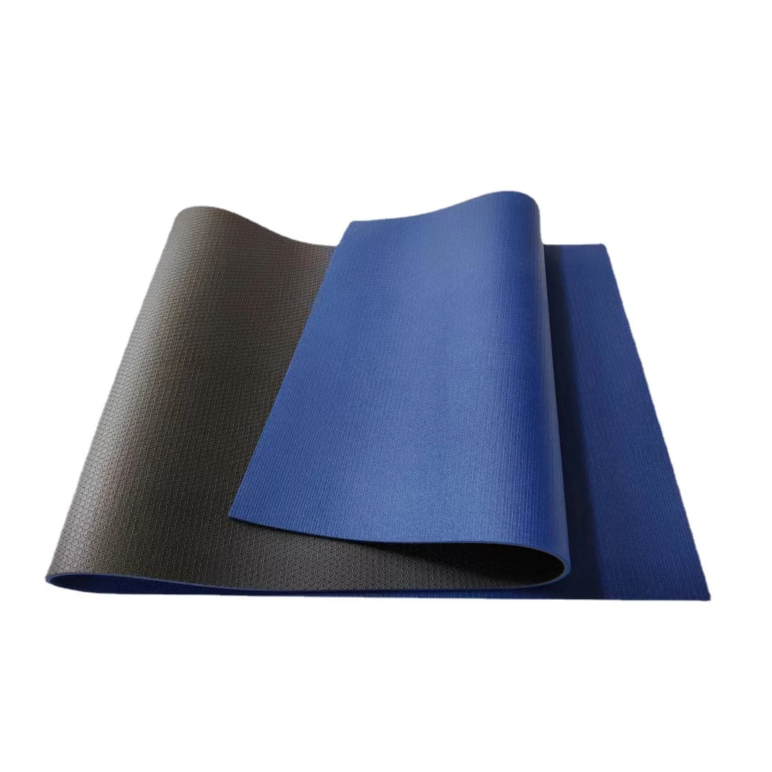 

Wholesale Fitness Portable Eco Friendly Double Sided High Dentity Pvc Fitness Beige Anti slip Yoga Mats