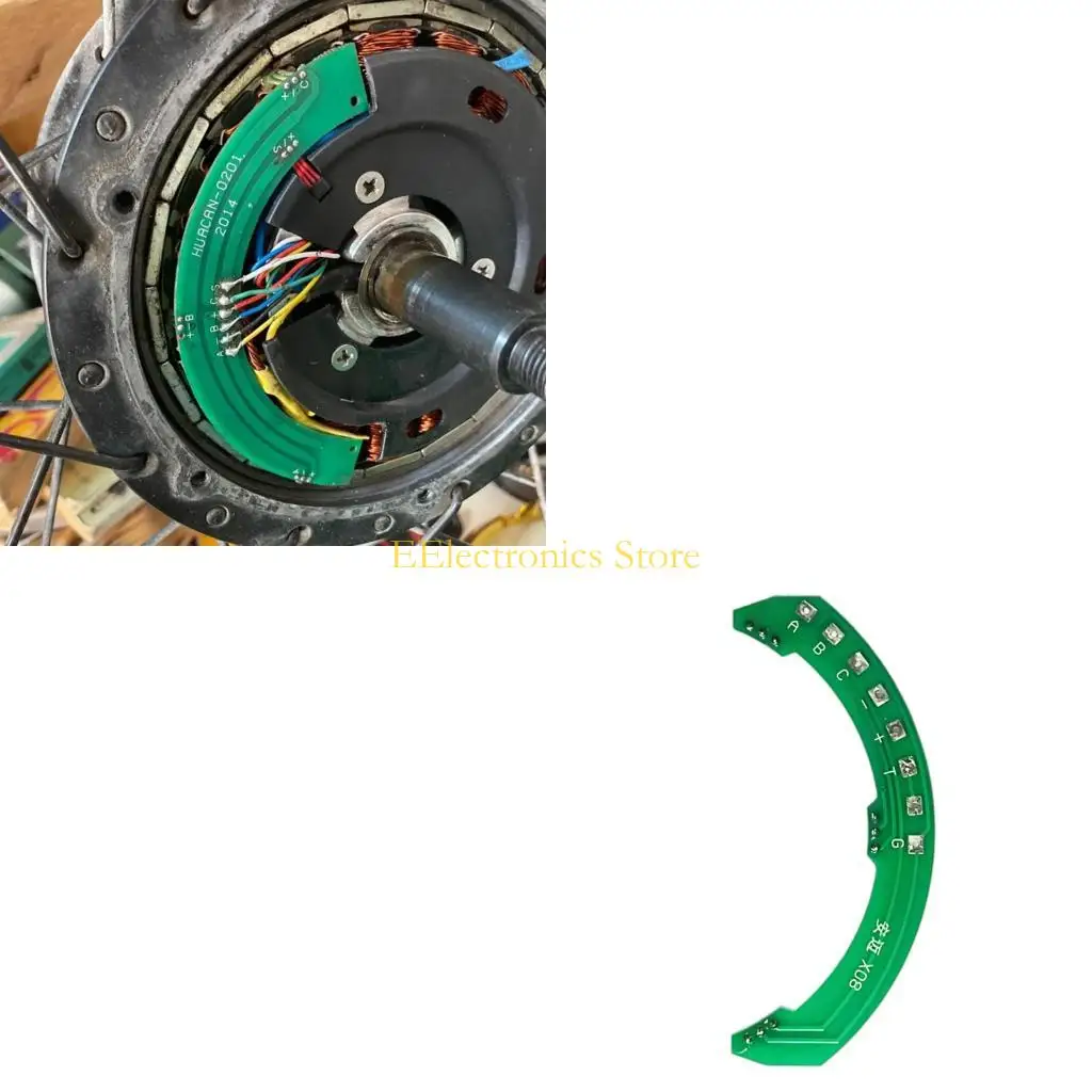 B03C Green Motor Hall Signal Board X08 Replacement Part for Position Review, Repair Work, Layout Comparison, Single Pack Use,