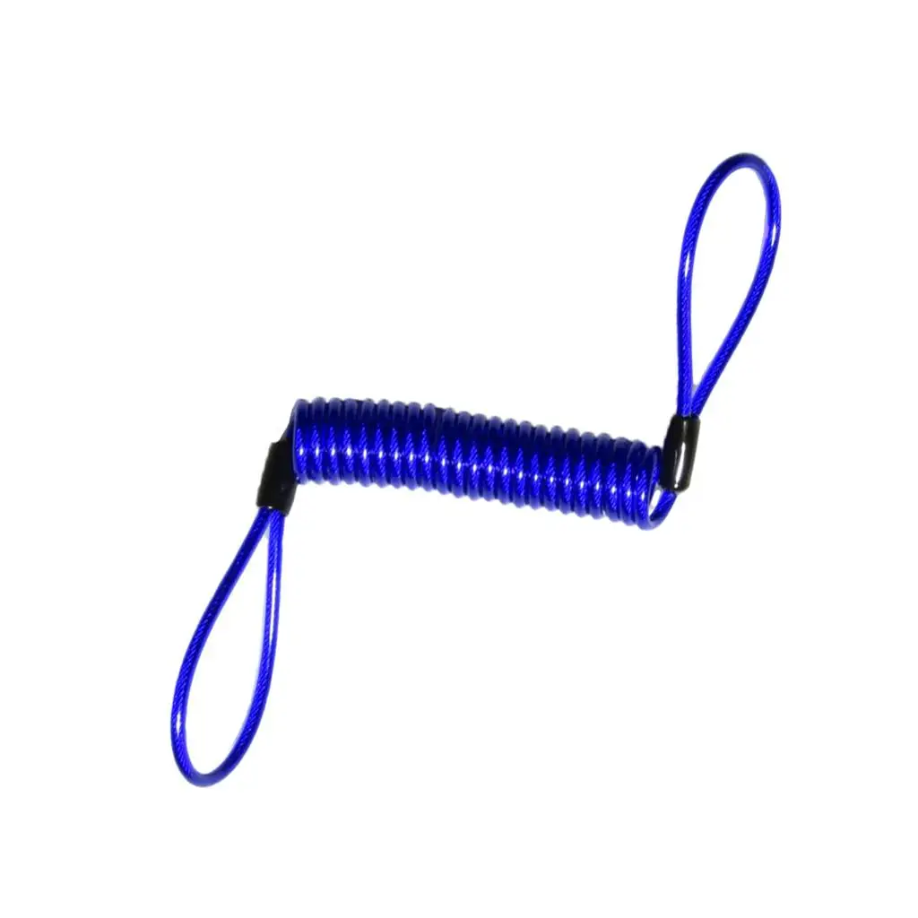 Retractable Alarm Lock Security Spring Cable Anti Theft Reminder Wire for Motorcycle Scooter ATV Quad Bike Handlebar Safety