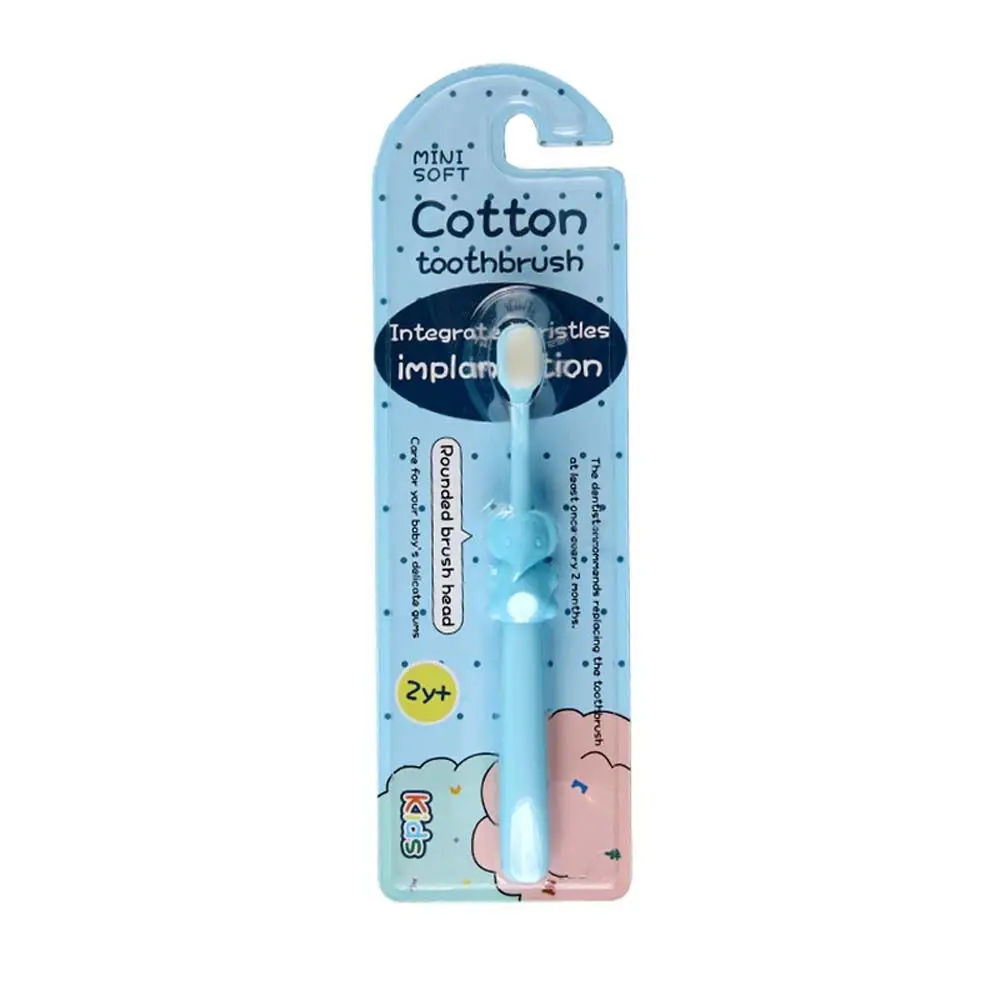 Soft Anti Bacteria Sensitive Gums Soft Floss Bristle Cartoon Handle Oral Care Tool Baby Toothbrush Micro-Nano  Toothbrush
