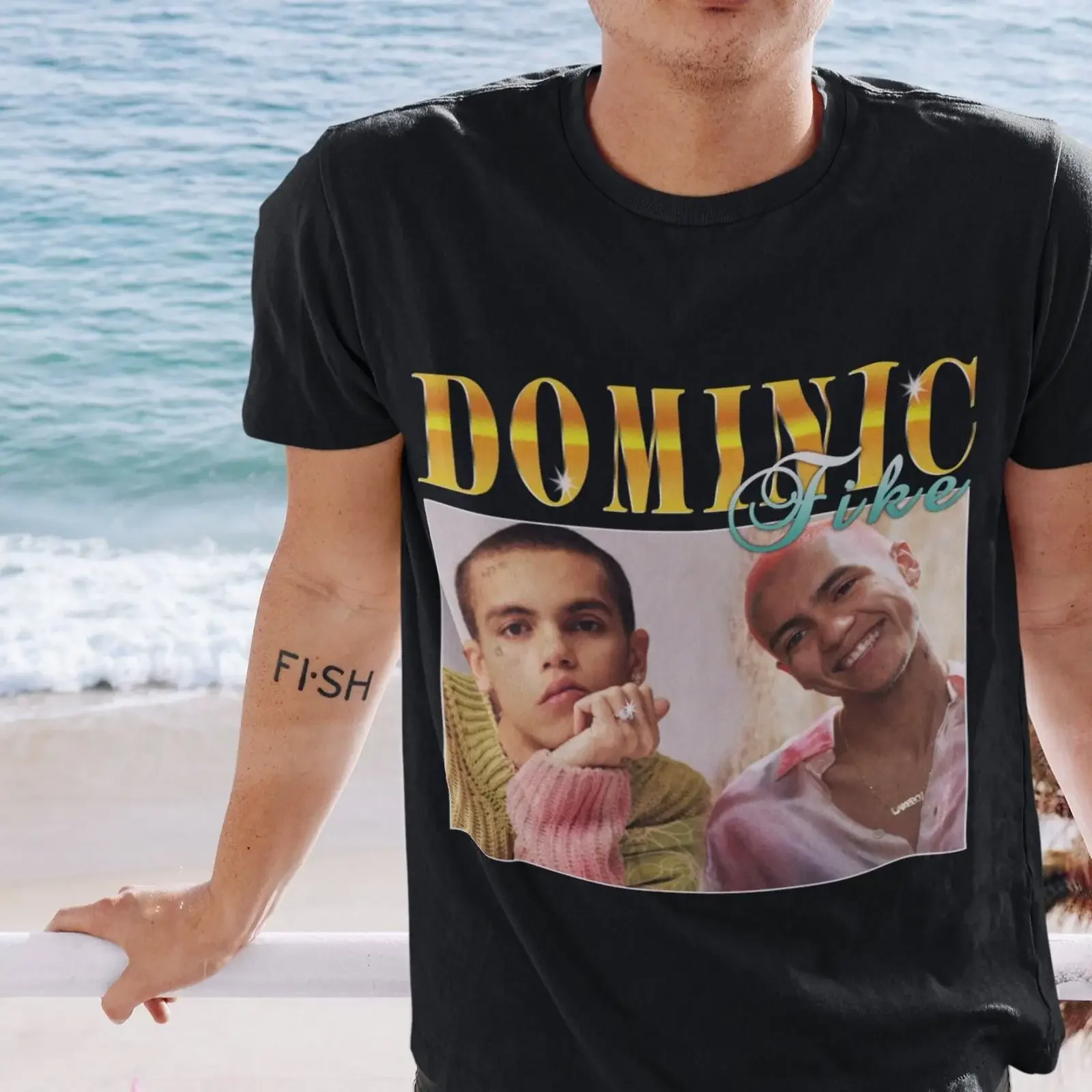 Dominic Fike T Shirt SweaT Merch Clothing vintage Washed Top For Everyday Wear Stylish Soft fashion Comfortable Versatile homme