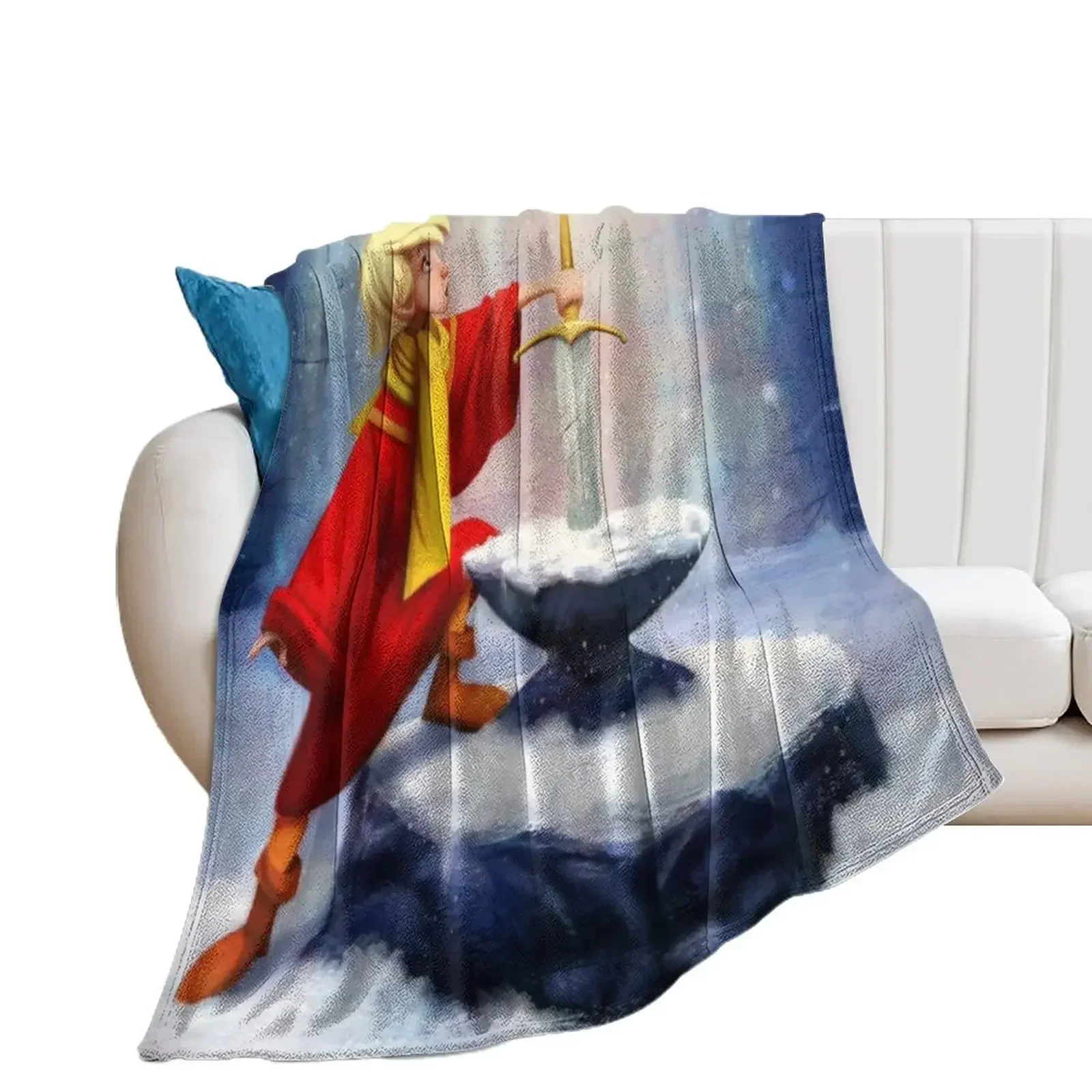 Sword in the Stone Throw Blanket Sleeping Bag Loose christmas decoration Blankets For Sofas Blankets