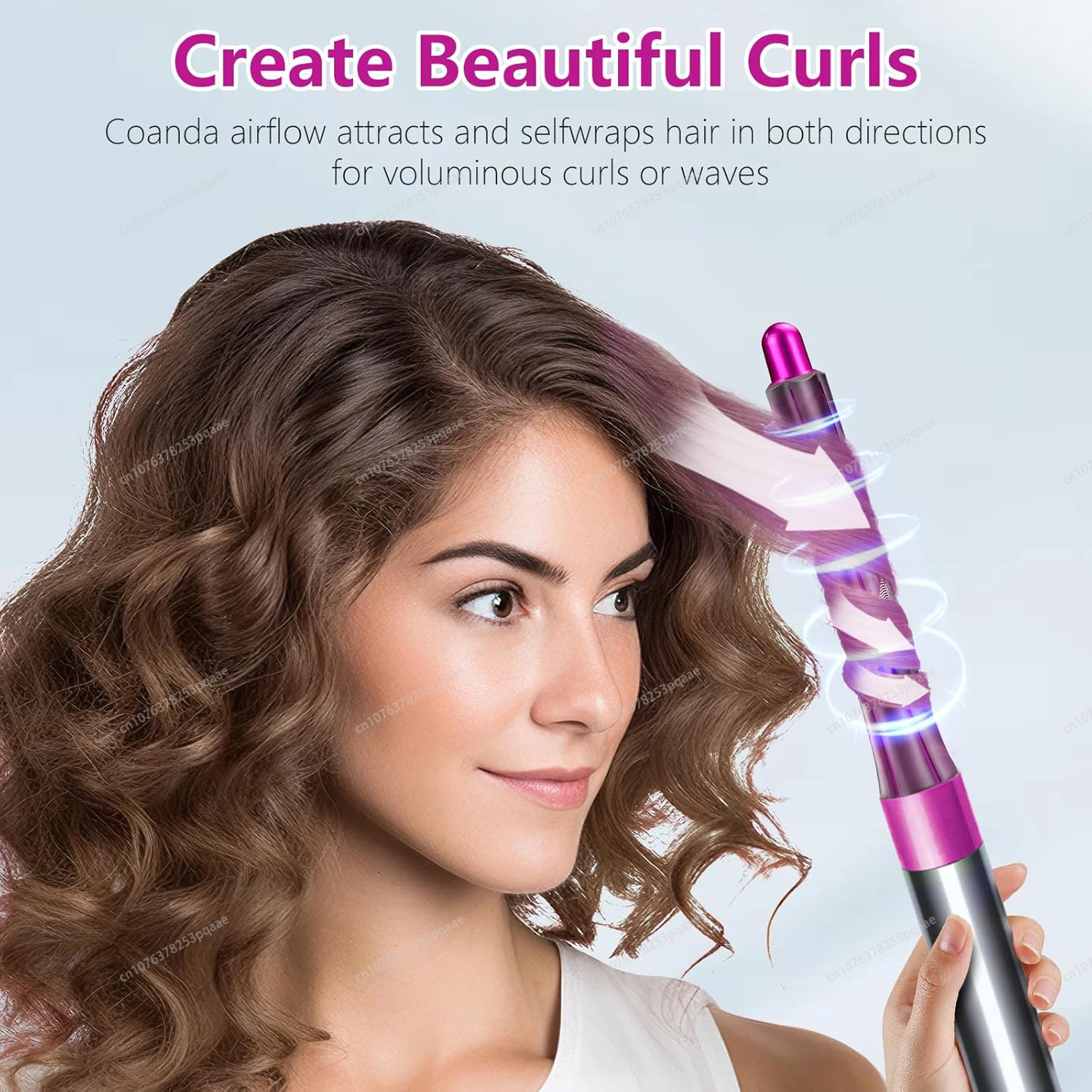 Auto Hair Dryer Curling Attachment 20/30mm Curling Nozzle For Dyson Airwrap&HairDryer Attachment Styling Nozzles For Dyson HD08 - view 5