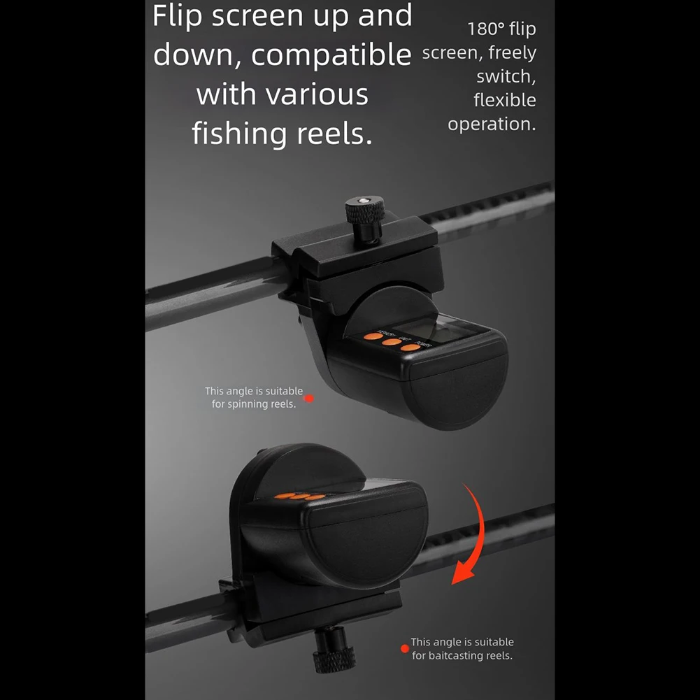 高精度ラインカウンター-釣り糸測定ツール-高速高感度チップ-自動シャットダウン機能-アウトドアスポーツ