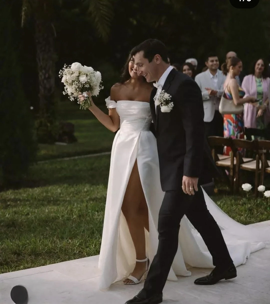 Vestido de novia de sirena con abertura lateral para mujer, vestido de novia, personalizado a las medidas, elegante