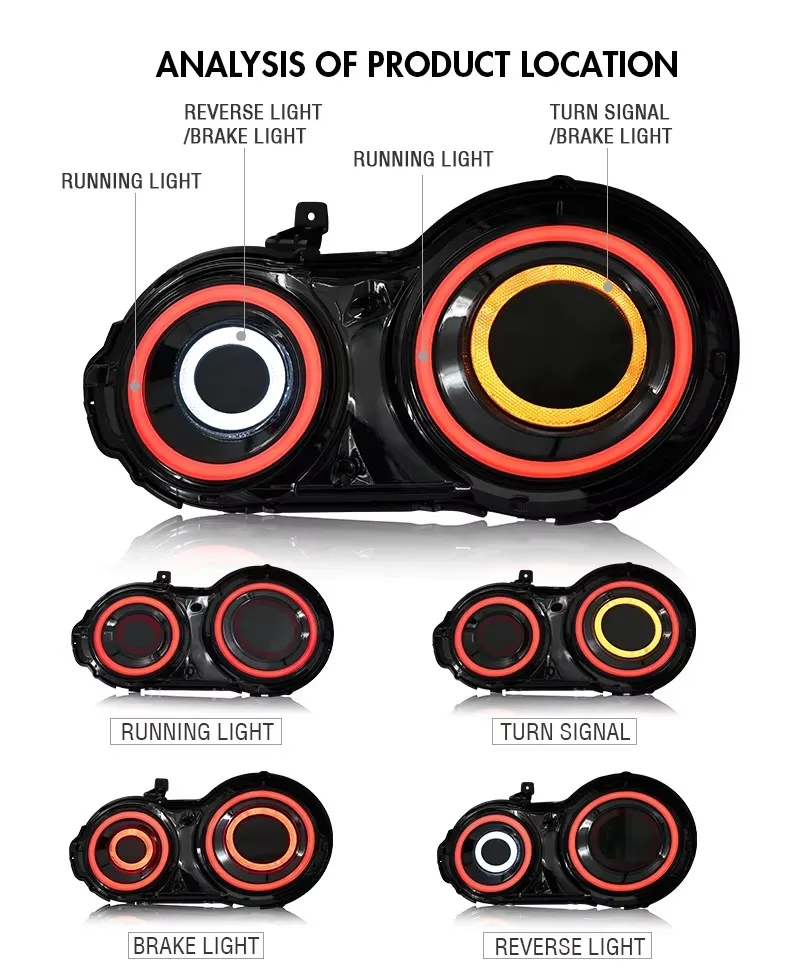 Car LED Rear Taillights for Nissan GTR R35 2009+ Animation Rear Lamps LED Taillight Assembly