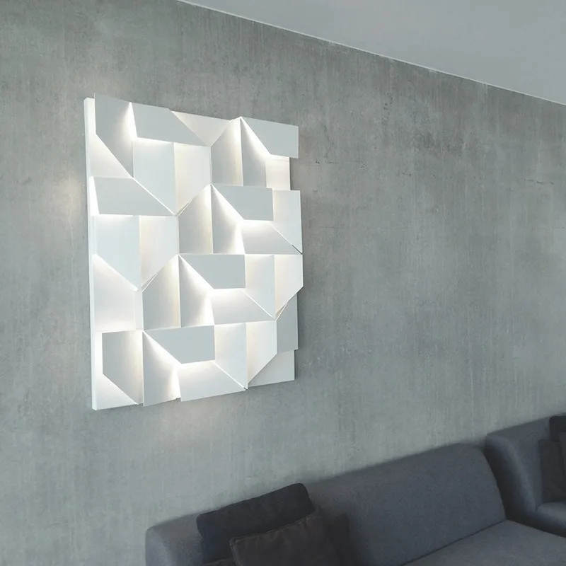 Living room background wall art wall lamp modern minimalist creative bedroom bedside foyer entrance decorative lamp