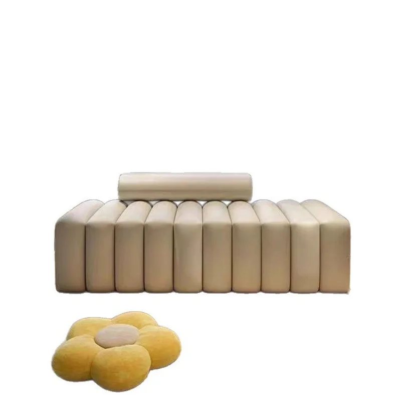 Shoe changing stool at the entrance, piano key sofa stool, light luxury living room for home use