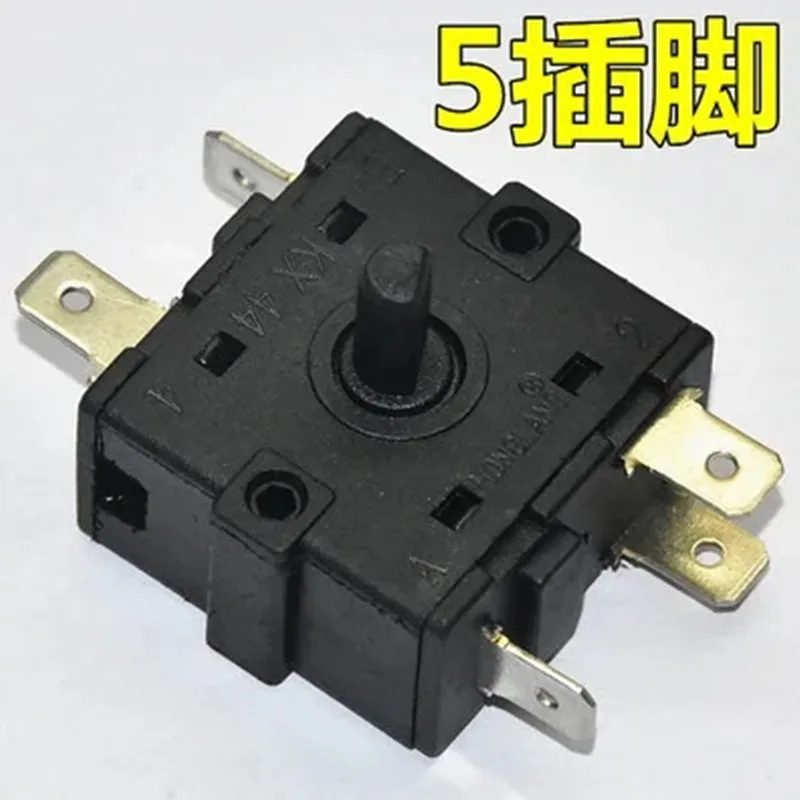 

Rotary Switch Electric Room Heater Position 3 Pin 5Pin Selector AC 250V 16A