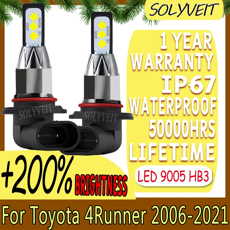 

Clear Night Vision 9005 Powerful Brightness LED High Beam For Toyota 4Runner 2006 2007 2008 2009 2010 2011 2012 2013 2014-2021