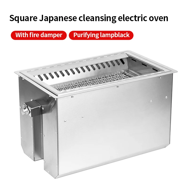 Korean Electric Bbq Grill Restaurant Tabletop Electric Grills Embedded Barbecue Grill