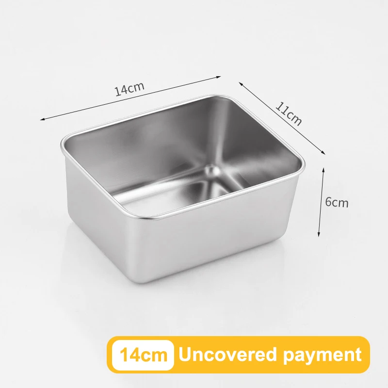 6 أحجام من الفولاذ المقاوم للصدأ تشيز كيك عموم قالب الخبز تيراميسو الكعك عموم مستطيل كعكة عموم لكعك عيد الميلاد الخبز الشيفون #6