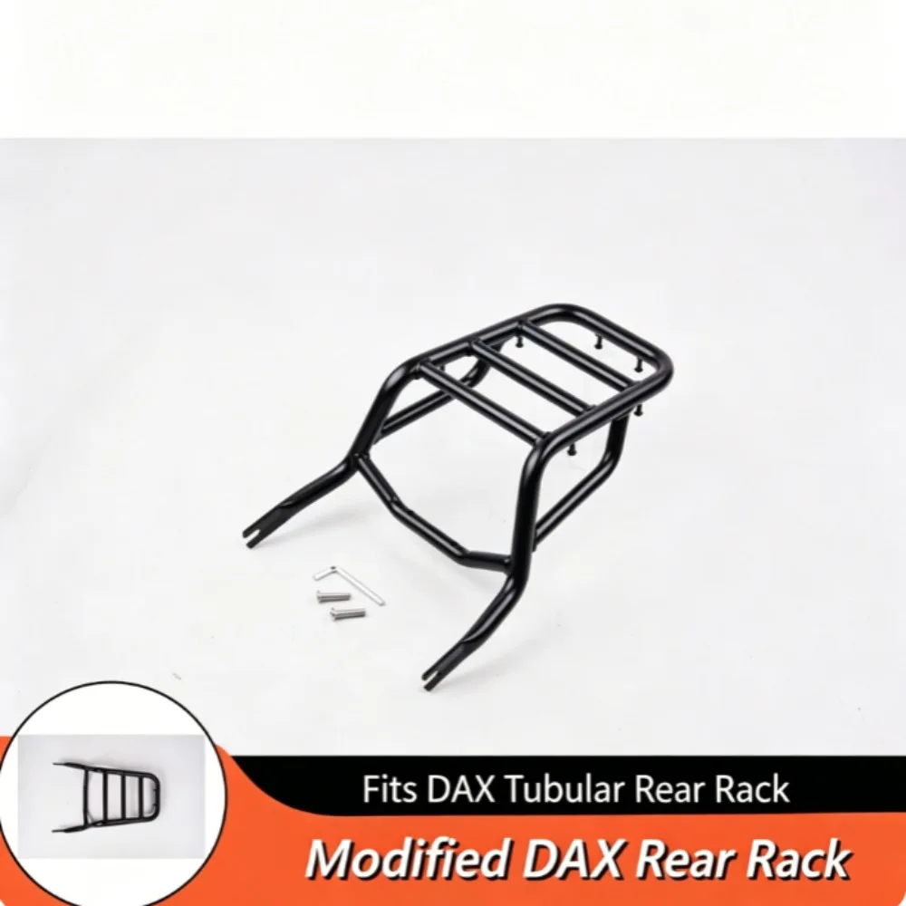 For Honda DAX125 modified DAX tubular tailstock, carbon steel semi-gloss black tailstock