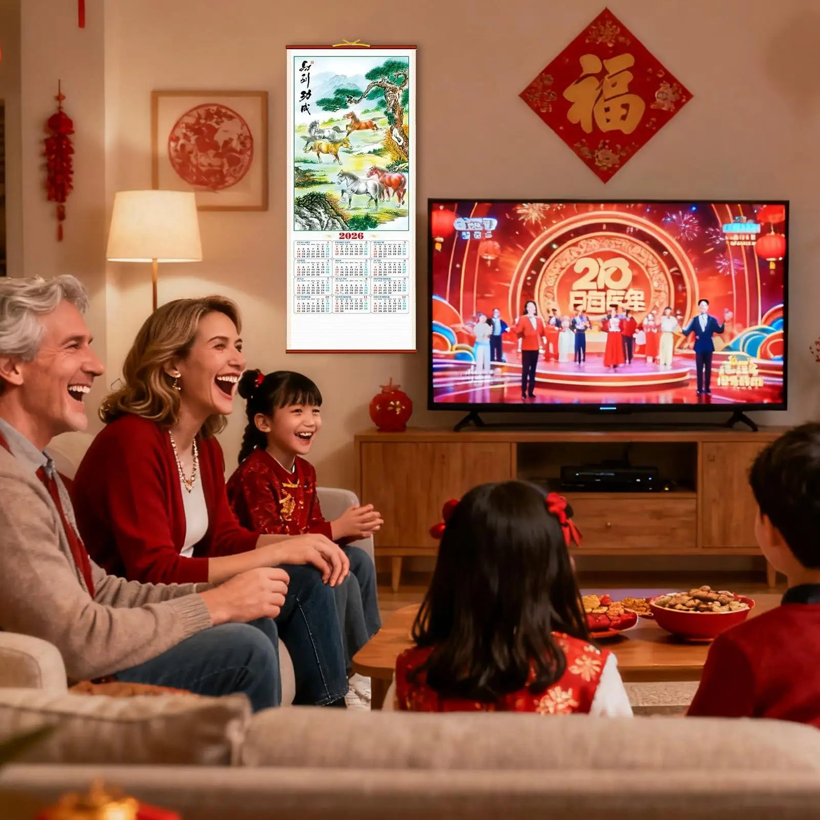 

Office Wall Calendar Monthly Planner Paper Year Of The Horse Chinese Calendar Planning For Office School Classroom Family Dorm