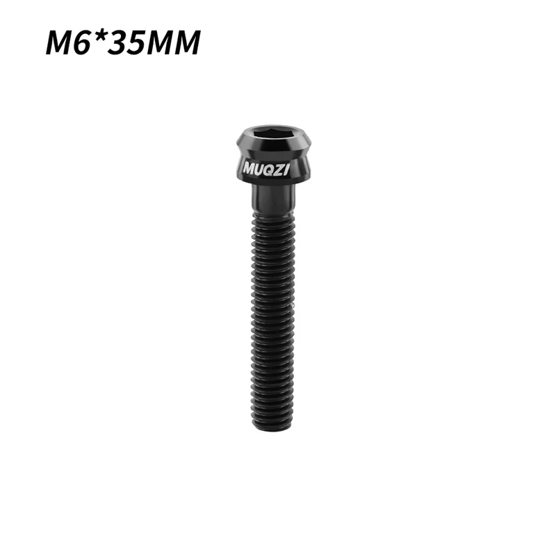 MUQZI バイク M6 チタン合金ステムトップキャップネジ M6x35mm M6x30mm