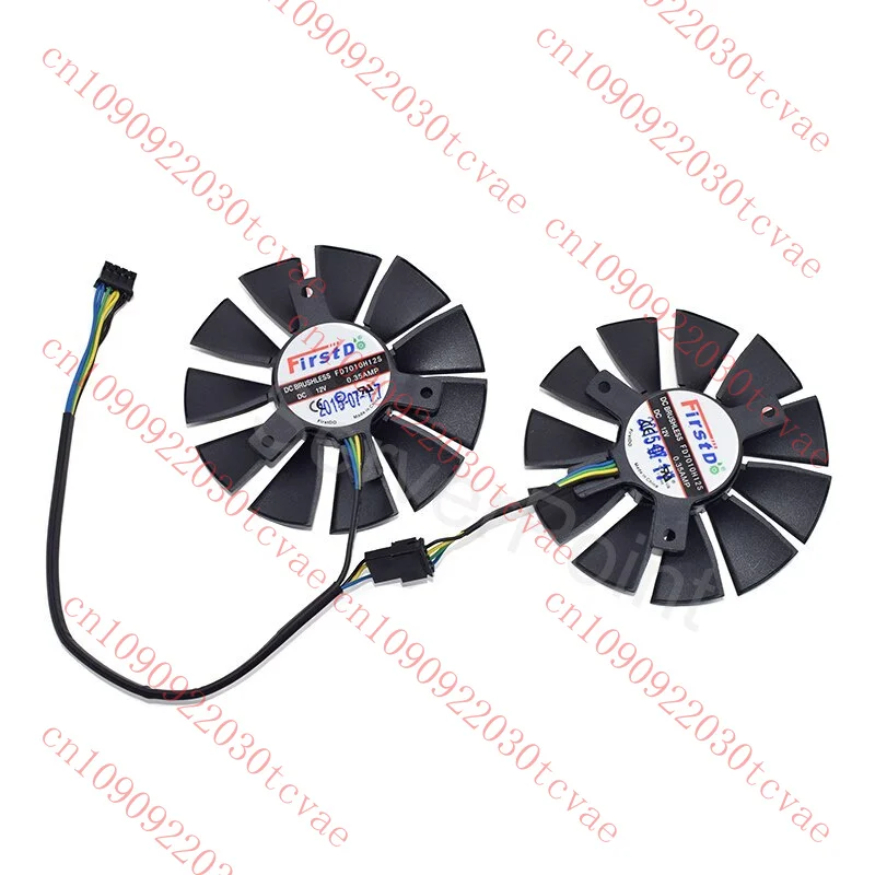 

FD7010H12S 0.35A 7 Pin 2pcs Set Cooling Fan for GTX 550 Video Card Cooling Fan