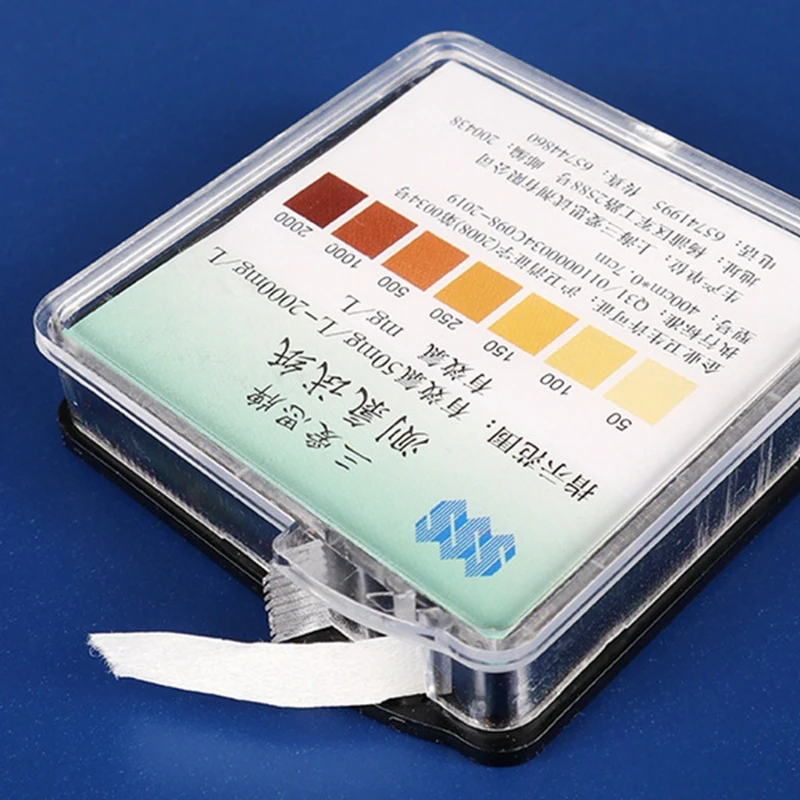 Gamma di rotoli di carta per Test di cloro 50-2000 ppm per carta per Test di forza disinfettante con tabella dei colori 4 per M ottieni altamente Drop Shipping