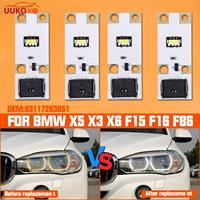 63117263051 For BMW X5 X3 X6 F15 F16 F86 NEW Headlight LED Module insert DRL Daytime Running Light Module Angel Eyes