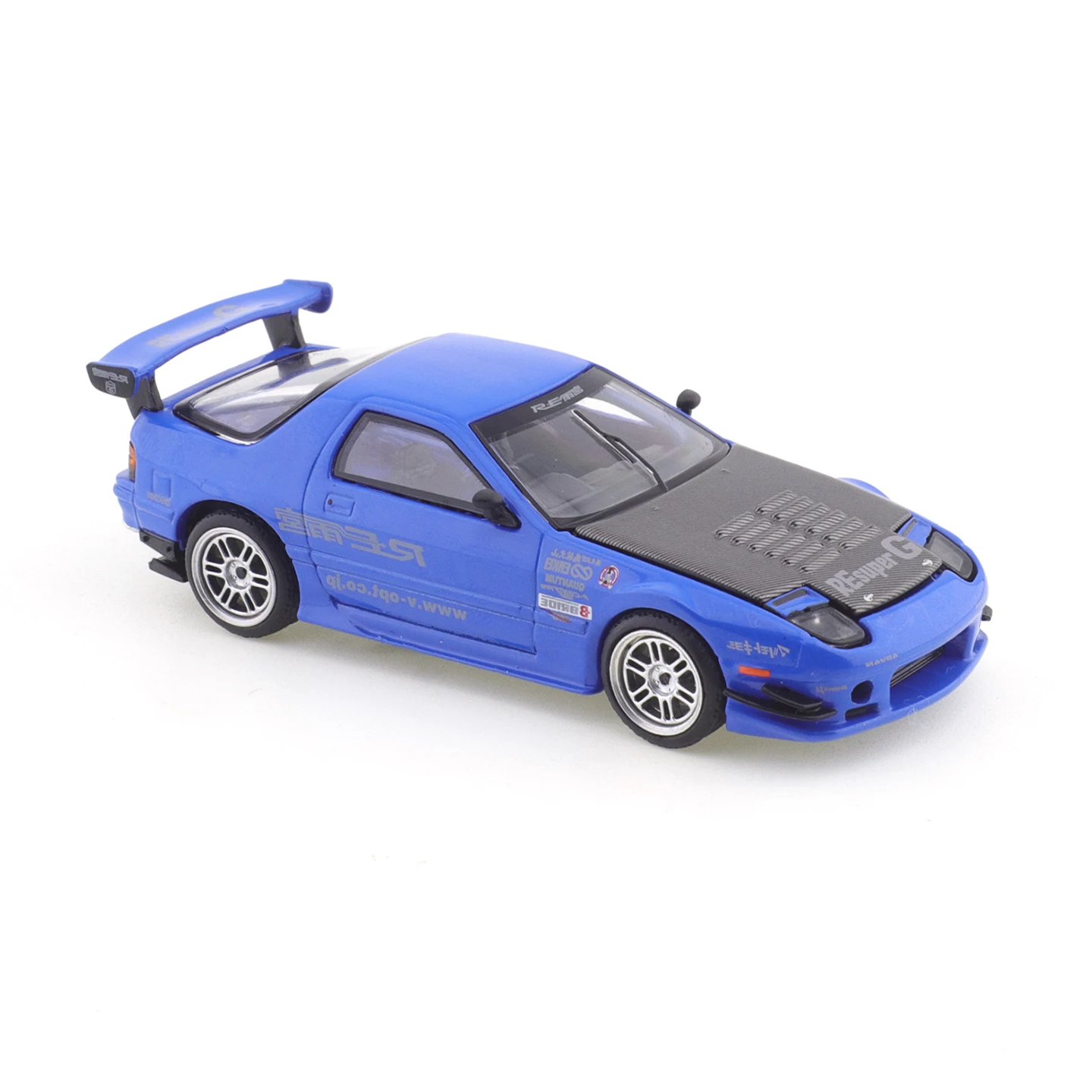 Xcartoys 1/64 pop race mazda rx7 fc3s re amazya carro liga veículo de motor diecast metal modelo crianças presente natal brinquedos para meninos